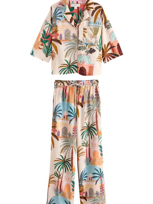 Next Pyjamas  azur / brun / rustbrun / aubergine / pink