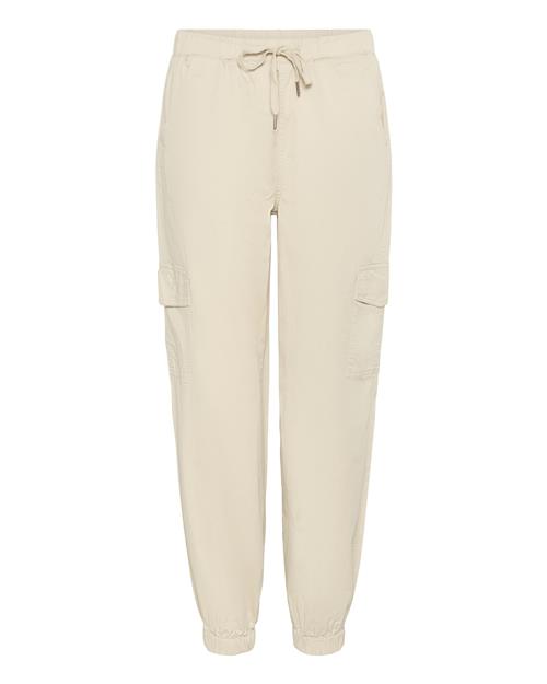 Cream Cargobukser 'Otilie'  beige