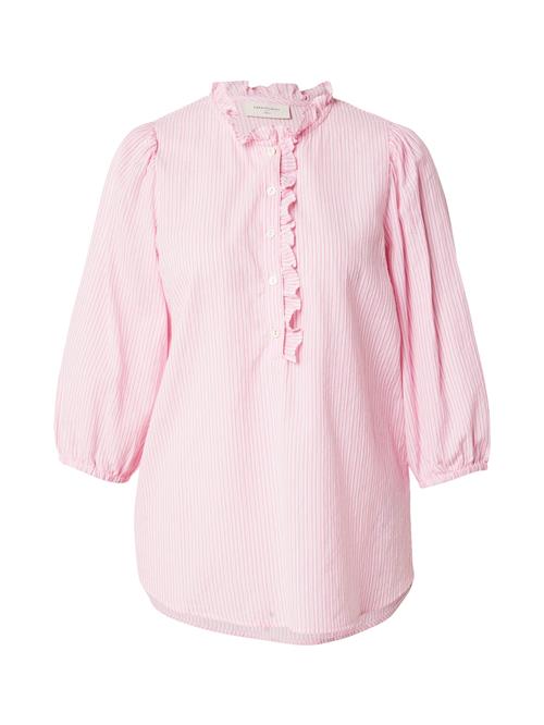 Freequent Bluse 'ROLLY'  lyserød / hvid