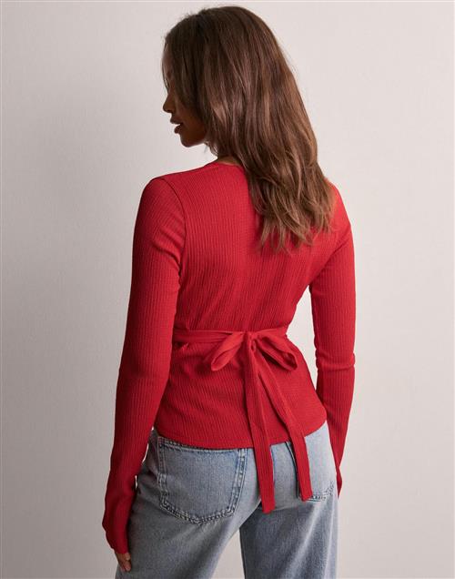 Nelly - Rød - Cute Tie Top