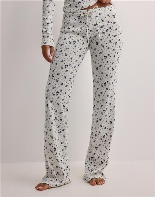 Nelly - Blå - Cute Print Pants