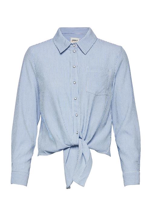 Onllecey Ls Stripe Knot Dnm Shirt ONLY Blue