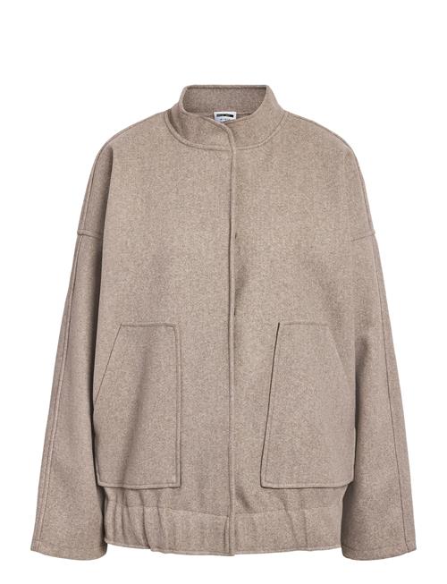 Nmhalston L/S Bomber Jacket Fwd Noos NOISY MAY Beige