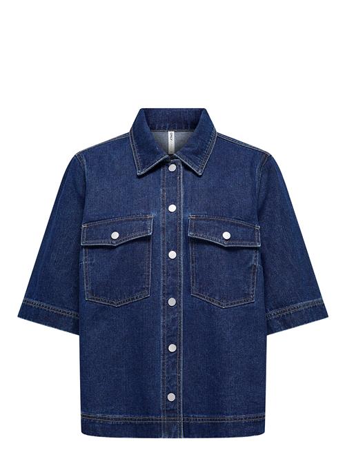 Onlbelle S/S Shirt Dnm Gua Noos ONLY Navy