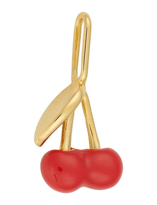 Darling Charm Enamel Collection, Gold Plated Design Letters Red