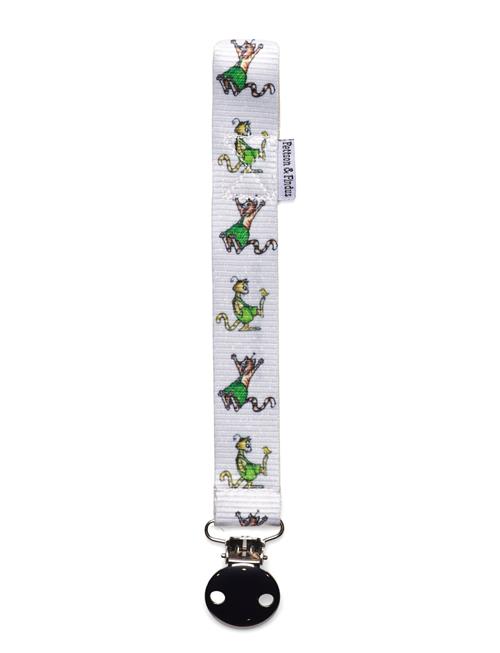 Pettson & Findus Pacifier Holder Beige Geggamoja White
