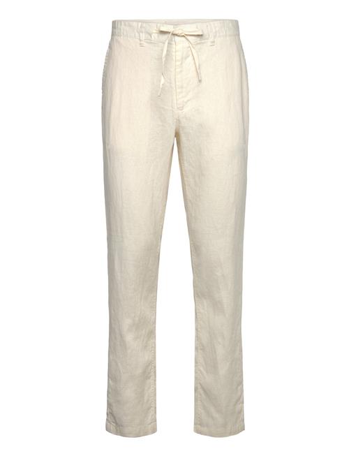 Relaxed Linen Ds Pants GANT Cream