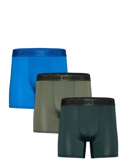 Sports Microfiber Boxer 3P Björn Borg Navy