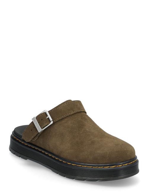 Brookline Mule Black Bronx Suede Dr. Martens Brown