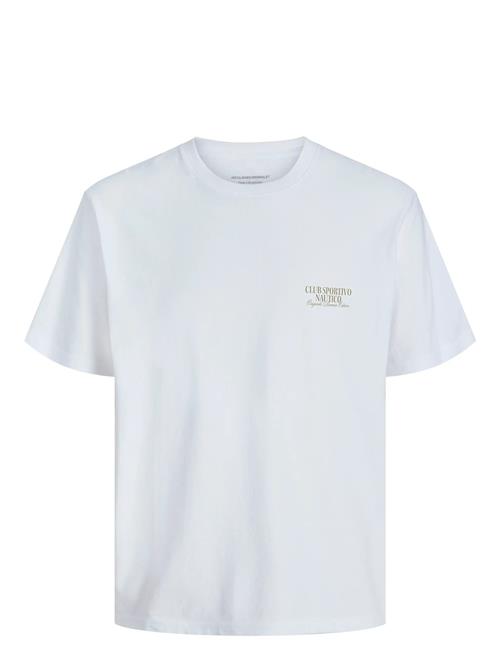 Jack & Jones Jorhydra Photo Tee Ss Crew Neck Jack & J S White