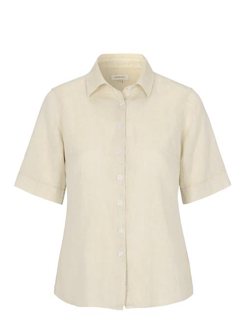 Corfu Linen Shirt Newhouse Cream