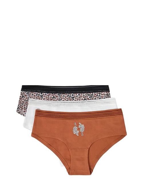 Jackie Lace - 3 Shorties Etam Brown