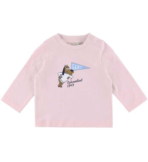 GANT Bluse - Graphic - Salmon