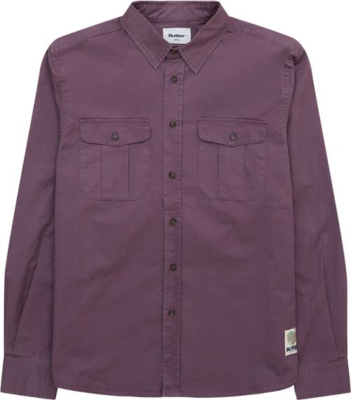 BUTTER GOODS Washed Pocket LS Shirt