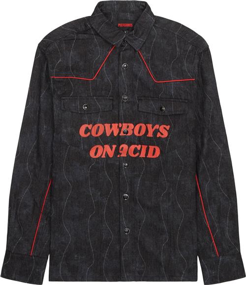PLEASURES NOW Acid Cowboy Denim Shirt