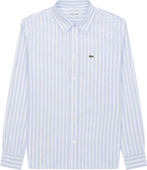 Se Lacoste Stribet Oxford Skjorte ved Quint