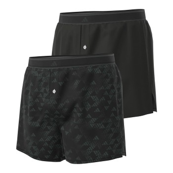 adidas 2P Active Woven Boxer Sort bomuld Large Herre