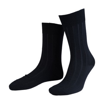 Amanda Christensen Strømper Grade Wide Rib Ankle Socks Marineblå Str 43/46