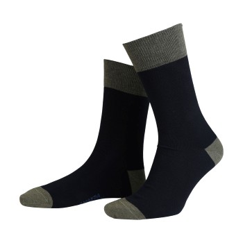 Amanda Christensen Strømper True Contrast Ankle Sock Sort/Grå Str 47/50