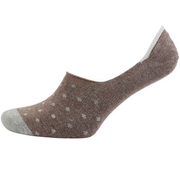 Amanda Christensen Strømper True Dot Invisible Sock Mørkbrun  Str 41/42