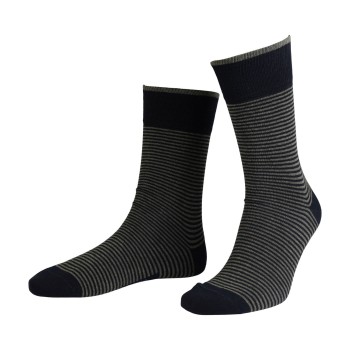 Amanda Christensen Strømper True Stripe Ankle Sock Sort/Grå Str 43/46