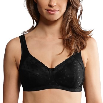Anita BH Airita Wireless Comfort Soft Bra Sort F 85 Dame