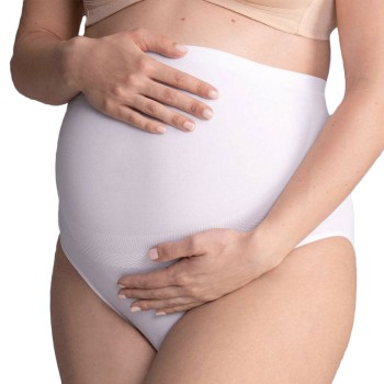 Anita Trusser Seamless Maternity Briefs Hvid polyamid Large Dame