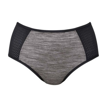 Anita Trusser Sports High Waist Panty Plus Grå/Sort 40 Dame