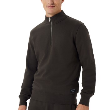 Björn Borg Centre Half Zip Sweatshirt Oliven X-Large Herre