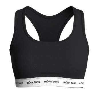Björn Borg Bh Logo Soft Top Sort bomuld X-Large Dame