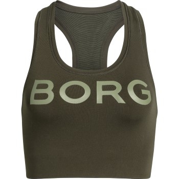 Se Björn Borg Bh Performance Soft Top Shelby Mørkgrøn  polyamid 40 Dame ved Timarco