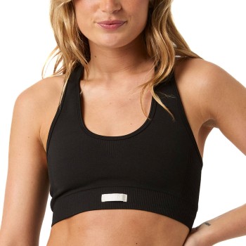 Björn Borg BH Studio Seamless Low Sports Bra Sort polyamid Medium Dame