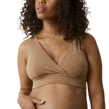 Boob BH The Go-To Merino wool bra Beige merinould Large Dame