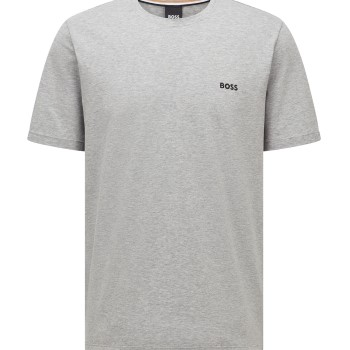 BOSS Mix and Match T-shirt With Logo Grå bomuld Large Herre