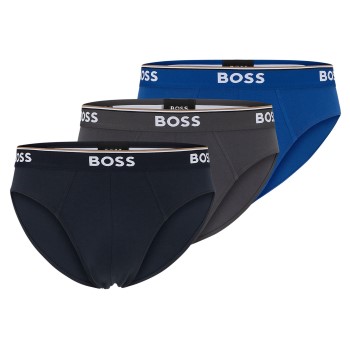 BOSS 3P Power Brief Grå/Blå bomuld X-Large Herre