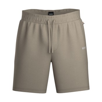 BOSS Waffle Nightwear Shorts Beige XX-Large Herre