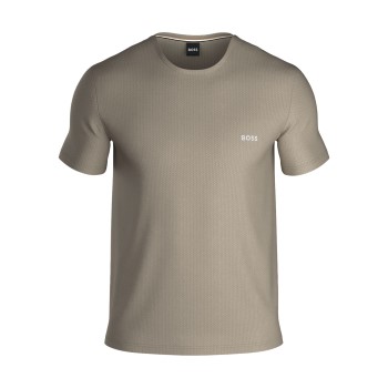 BOSS Waffle T Shirt Beige XX-Large Herre