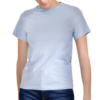 Bread & Boxers Bread and Boxers Crew Neck Regular Lyseblå økologisk bomuld X-Small Dame