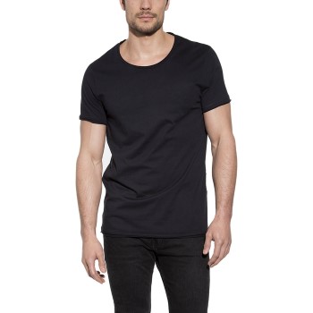 Bread & Boxers Bread and Boxers Crew Neck Relaxed Sort økologisk bomuld Large Herre