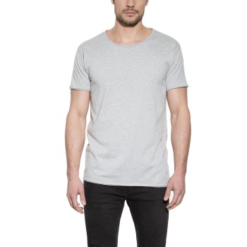Bread & Boxers Bread and Boxers Crew Neck Relaxed Grå økologisk bomuld Medium Herre