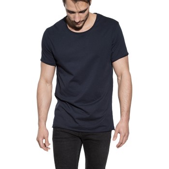 Bread & Boxers Bread and Boxers Crew Neck Relaxed Marineblå økologisk bomuld Large Herre