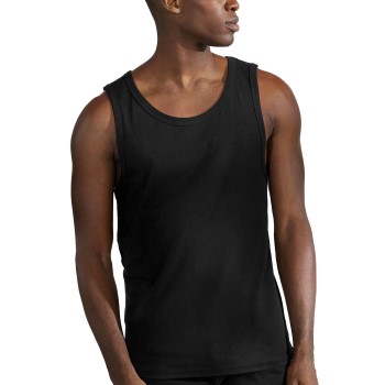 Bread & Boxers Bread and Boxers Tank Relaxed Sort økologisk bomuld Small Herre