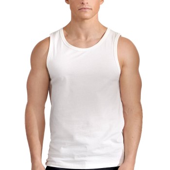 Bread & Boxers Bread and Boxers Tank Relaxed Benhvid økologisk bomuld Small Herre