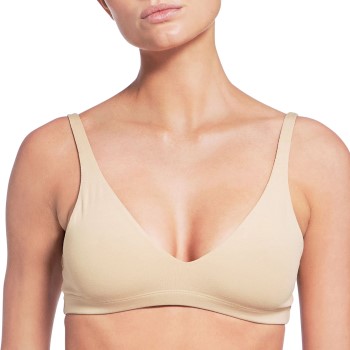 Bread & Boxers Bread and Boxers Triangle Bra BH Beige økologisk bomuld Large Dame
