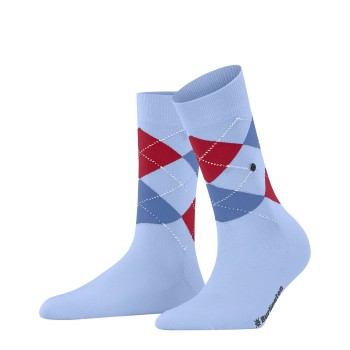 Burlington Strømper Covent Garden Mercerised Cotton Sock Lyseblå Str 36/41 Dame