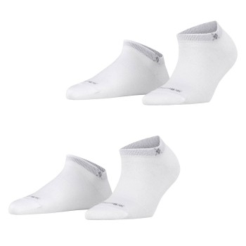 Burlington Strømper 2P Everyday Sneaker Organic Cotton Sock Hvid Str 40/46
