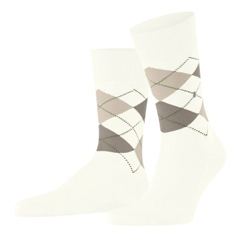 Burlington Strømper Manchester Mercerised Cotton Sock Benhvid Str 40/46 Herre