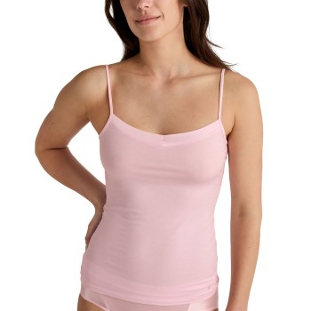 Calida Cate Satin Spagetti Top Rosa bomuld Medium Dame