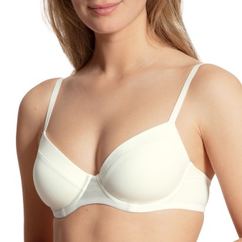 Calida BH Cate Underwire Padded Bra Creme bomuld B 80 Dame