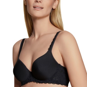 Calida BH Natural Comfort Lace Bra Sort polyamid D 85 Dame